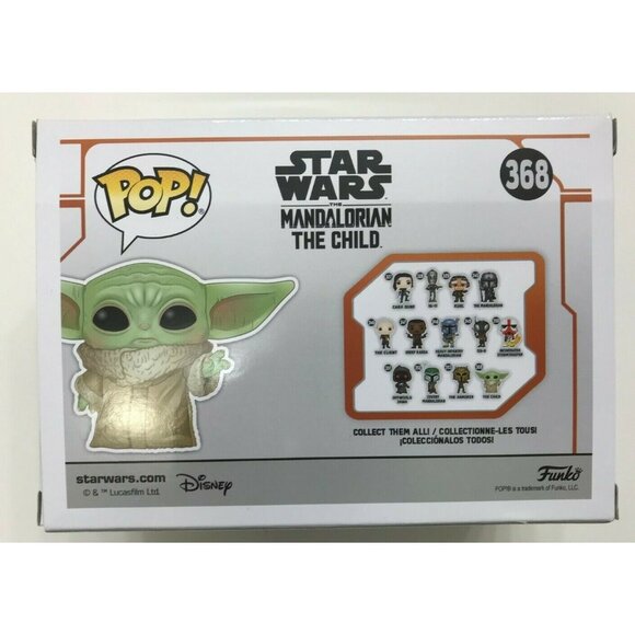 Pop Funko Star Wars The Child Grogu 368 The Mandalorian Yoda Bobble-Head Toy - Picture 2 of 2